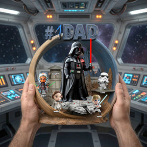 Strongest #1 Dad - Personalized Custom Shape Acrylic Plaque – MNPST0323