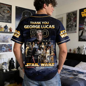 Galactic Saga 50th Anniversary - Personalized Baseball Jersey - MNPS0402NL