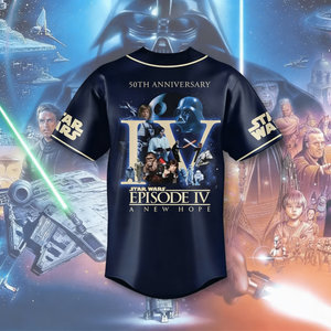 Galactic Saga 50th Anniversary - Personalized Baseball Jersey - MNPS0408NL