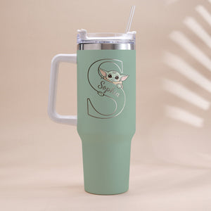 Summer Chill Galactic Buddy – Personalized Tumbler With Handle - MNPT0502STW