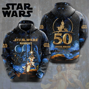 Galactic Saga 50th Anniversary - Personalized All Over Shirt - MNPS0105STW