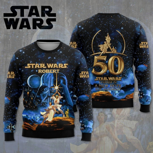 Galactic Saga 50th Anniversary - Personalized All Over Shirt - MNPS0105STW