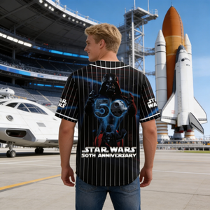 Galactic Saga 50th Anniversary - Personalized Baseball Jersey - MNPS0404NL