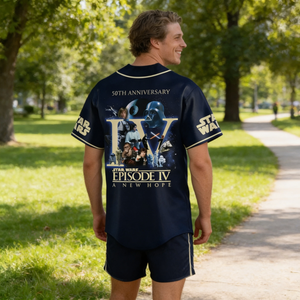 Galactic Saga 50th Anniversary - Personalized Baseball Jersey - MNPS0408NL