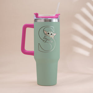 Summer Chill Galactic Buddy – Personalized Tumbler With Handle - MNPT0502STW