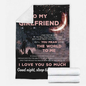 To My Girlfriend - Couple Blanket | 271201