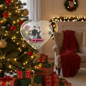 I'm yours - Personalized Couple Acrylic Ornament
