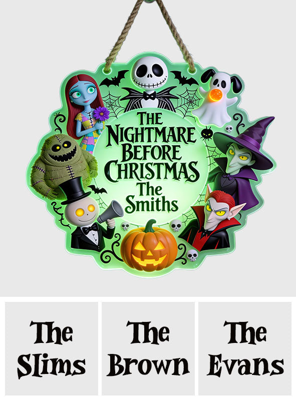 Spooky Nightmare - Personalized Nightmare Luminous Acrylic Sign - NSK10119