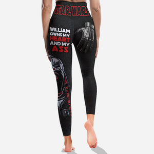 Owns My Heart - Personalized The Force Leggings - MNPS01LG