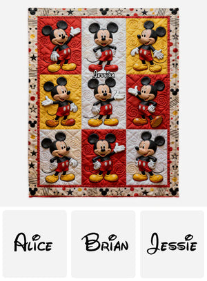 Just A Girl Who Loves Magic - Personalized Blanket