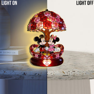 You & Me We Got This - Personalized Mouse Acrylic LED Night Light | MNPS01001