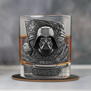 Join The Dark Side - Personalized The Force Whiskey Glass - MNPS02WG