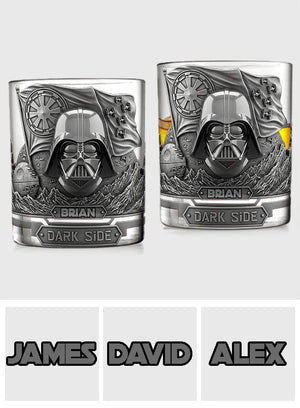 Join The Dark Side - Personalized The Force Whiskey Glass - MNPS02WG