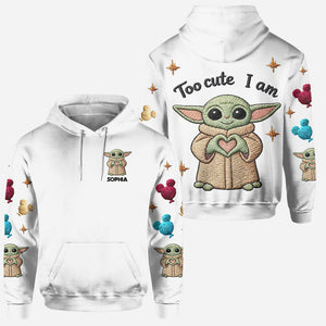 Too Cute I Am - Personalized The Force Hoodie and Leggings - NSK10002