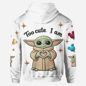 Too Cute I Am - Personalized The Force Hoodie and Leggings - NSK10002
