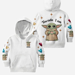 Too Cute I Am - Personalized The Force Hoodie and Leggings - NSK10002