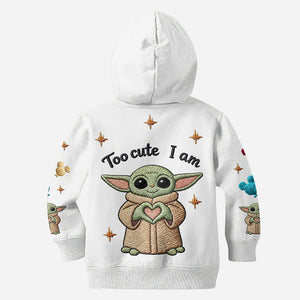 Too Cute I Am - Personalized The Force Hoodie and Leggings - NSK10002