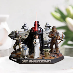 50th Anniversary - Personalized The Force Acrylic Plaque - MNPS02AP