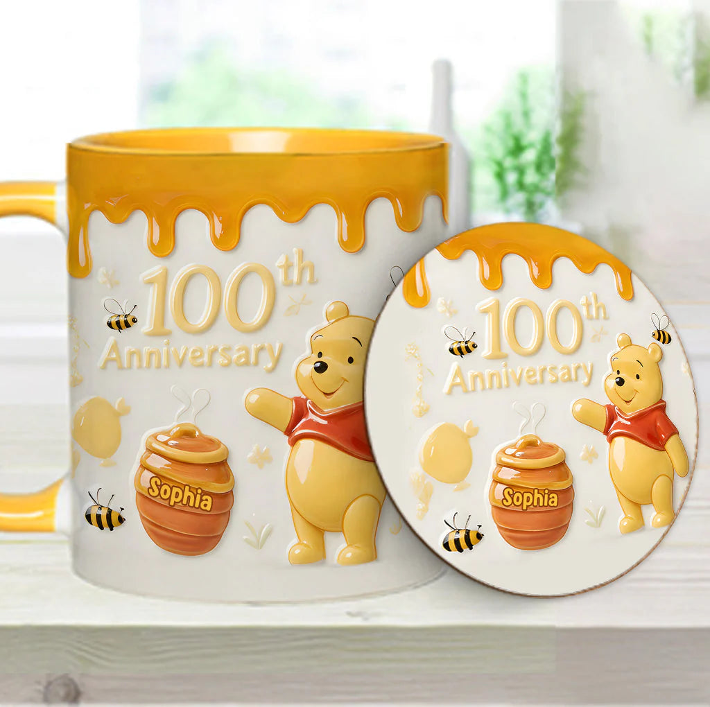 Honey Bear 100th Anniversary - Personalized Accent Mug | MNPM01001