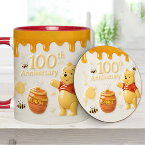 Honey Bear 100th Anniversary - Personalized Accent Mug | MNPM01001