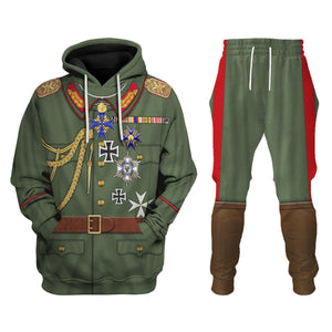 Wilhelm Uniform German Emperor Cosplay Hoodie, Sweatshirt, T-Shirt, Tracksuit MNP025CS