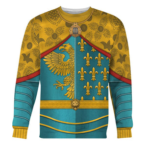 Karl I Charlemagne Holy Roman Emperor Hoodie, Sweatshirt, T-Shirt Costume for Cosplay MNP100CS