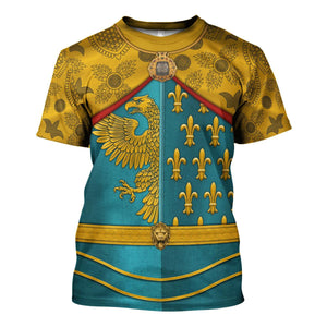 Karl I Charlemagne Holy Roman Emperor Hoodie, Sweatshirt, T-Shirt Costume for Cosplay MNP100CS