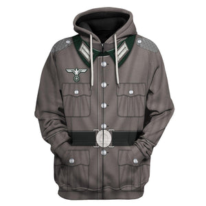 M40 German Army Heer Tunic Hoodie, Sweatshirt, T-Shirt, Tracksuit Costume Cosplay MNP011CS
