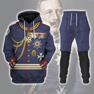 Kaiser Wilhelm German Emperor Military Uniform Cosplay Hoodie, Sweatshirt, Shirt, Tracksuit MNP055CS