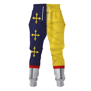 Holy Roman Empire Knight Costume Hoodie, Sweatshirt, T-Shirt, Tracksuit for Cosplay MNP020CS