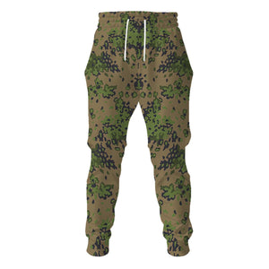 Waffen Type M42 Oakleaf B Smock, Wehrmacht, Luftwaffe Military Cosplay Costume MNP008CS