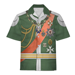 Kaiser Wilhelm Dreifarbendruck Costume Hoodie, Sweatshirt, T-Shirt, Tracksuit for Cosplay MNP089CS