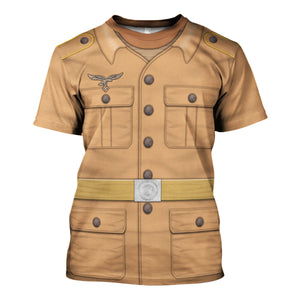 Luftwaffe Tropical Private Uniform Costume Hoodie, Sweatshirt, T-Shirt, Tracksuit MNP072CS
