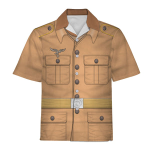 Luftwaffe Tropical Private Uniform Costume Hoodie, Sweatshirt, T-Shirt, Tracksuit MNP072CS