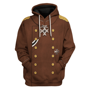 Erich von Falkenhayn Cosplay Hoodie, Sweatshirt, T-Shirt, Tracksuit Costume Set MNP087CS
