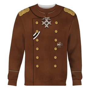 Erich von Falkenhayn Cosplay Hoodie, Sweatshirt, T-Shirt, Tracksuit Costume Set MNP087CS