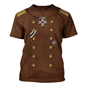 Erich von Falkenhayn Cosplay Hoodie, Sweatshirt, T-Shirt, Tracksuit Costume Set MNP087CS