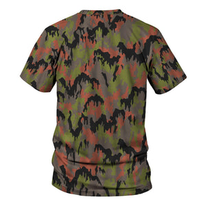 German Leibermuster Camouflage Fabric, Cosplay, Costume Material, Military Design MNP041CS