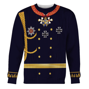 General Gerhard von Scharnhorst Cosplay Costume Hoodie, Sweatshirt, T-Shirt, Tracksuit MNP086CS