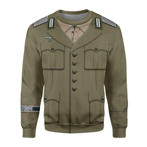 Wehrmacht Army Africa Corps Cosplay Costume Hoodie, Sweatshirt, T-Shirt, Tracksuit MNP082CS
