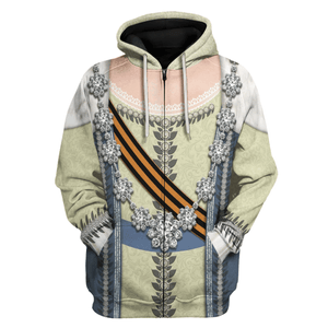 Catherine the Great Hoodie, Sweatshirt, T-Shirt, Costume Tracksuit for Cosplay MNP048CS