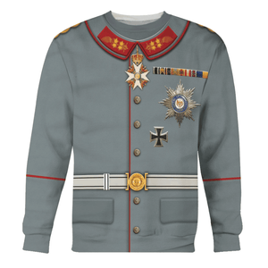 Wilhelm Former German Emperor Cosplay Costume Hoodie, Sweatshirt, T-Shirt, Tracksuit MNP066CS