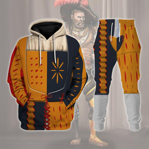 Landknecht Cosplay Hoodie, Sweatshirt, T-Shirt, Costume Tracksuit Set MNP079CS