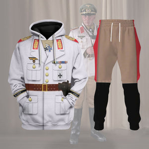 Erwin Rommel World War Two German Soldier Cosplay Hoodie, Sweatshirt, T-Shirt, Tracksuit MNP006CS