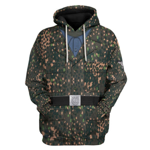 Herringbone Twill Pea Dot Pattern Costume Hoodie, Sweatshirt, T-Shirt, Tracksuit MNP023CS