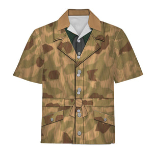 Sumpftarnmuster Swamp Pattern German World War Camouflage Hoodie, Sweatshirt, T-Shirt, Tracksuit for Cosplay Costume MNP038CS