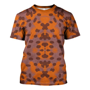 German Plane Tree Autumn Camo Fabric, Cosplay Material, Costume Design MNP058CS