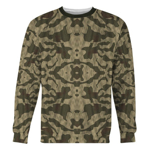 Splinter B Luftwaffe Splinter Pattern German World War Camouflage Fabric for Cosplay, Costume MNP036CS