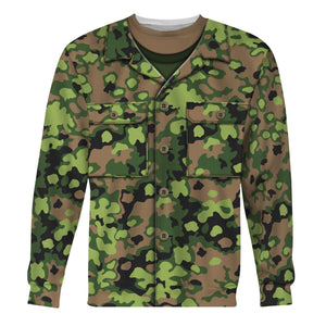Blurred Edge Rauchtarn Camo Pattern, 1939, 1944, Military Costume, Cosplay Gear MNP035CS