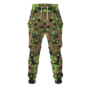 Blurred Edge Rauchtarn Camo Pattern, 1939, 1944, Military Costume, Cosplay Gear MNP035CS
